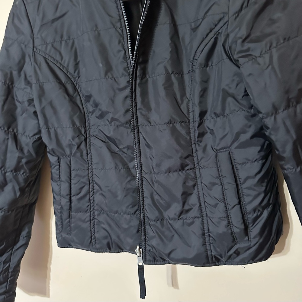 Wilson’s Leather Maxima black leather women’s jacket size small reversible - Picture 7 of 11